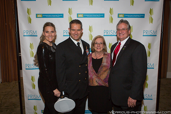 Annie Nelson - Mikal A Vegas - Marie Gallo Dyak & Brian Dyak - PRISM Awards 2013-181