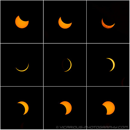 Solar Eclipse 2017 - Collage
