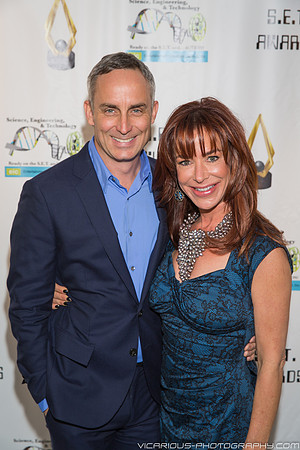 2014 SET Awards- Wallace Langham & Claudia Wells