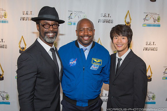 2014 SET Awards- Isaiah Washington, Leland Melvin & Christoper Larkin