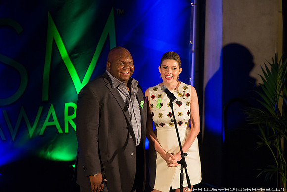Windell Middlebrooks & Carly Steel- PRISM Awards 2014