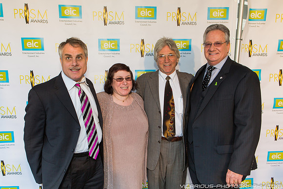 Mark Rew, Barbara Rew, Paul Petersen, Brian Dyak - PRISM Awards 2014